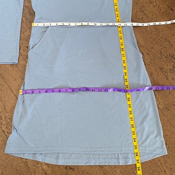 Orage Light Blue Sleeveless Layered Cat Track Dress Size M - Picture 12 of 17